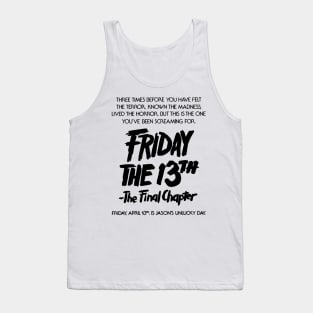 Friday 13th Tank Top